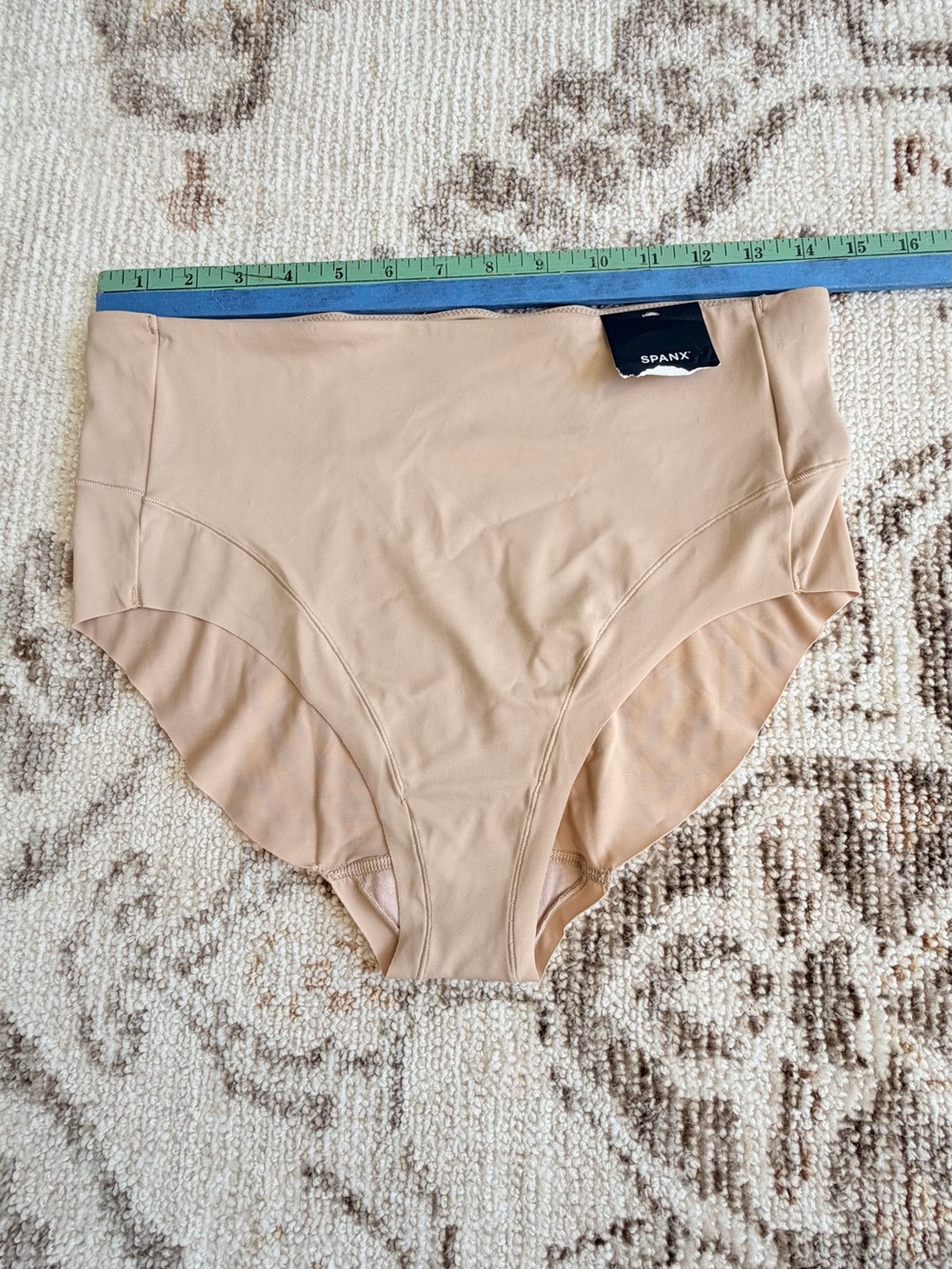 Lot of 3 SPANX Supersmooth Undie-tectable Hi-Leg Brief XL Champagne Beige 40157R - Picture 3 of 13
